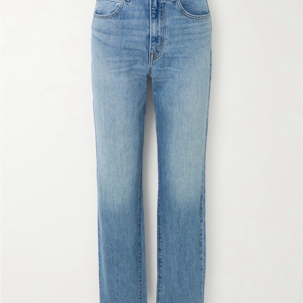 SLVRLAKE London high Rise Straight Jeans. Mid denim. Size 29